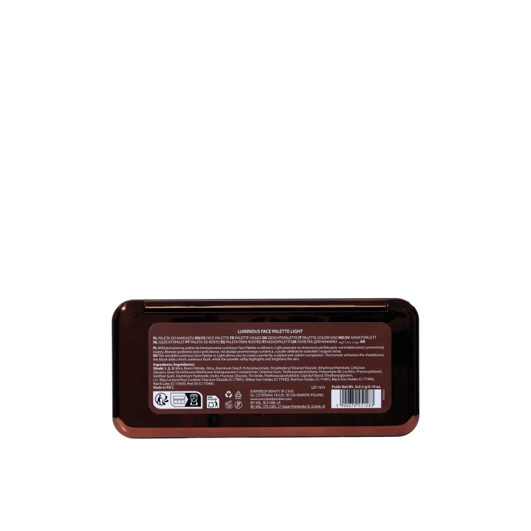 Everybody London Paleta do konturowania twarzy Light