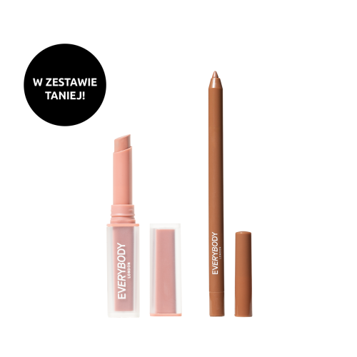 Lip Combo - konturówka Classic Brown i pomadka Oat Cookie