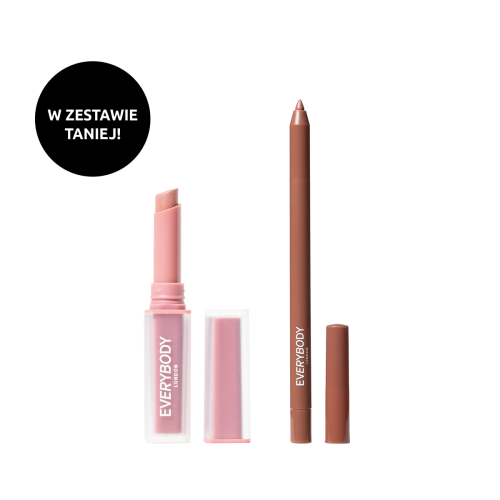 Lip Combo - konturówka Nude Pink i pomadka Pink Beige