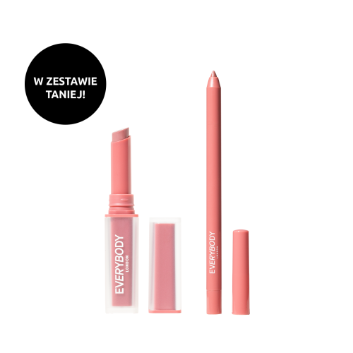 Lip Combo - konturówka Vintage Pink i pomadka Sweet Rose