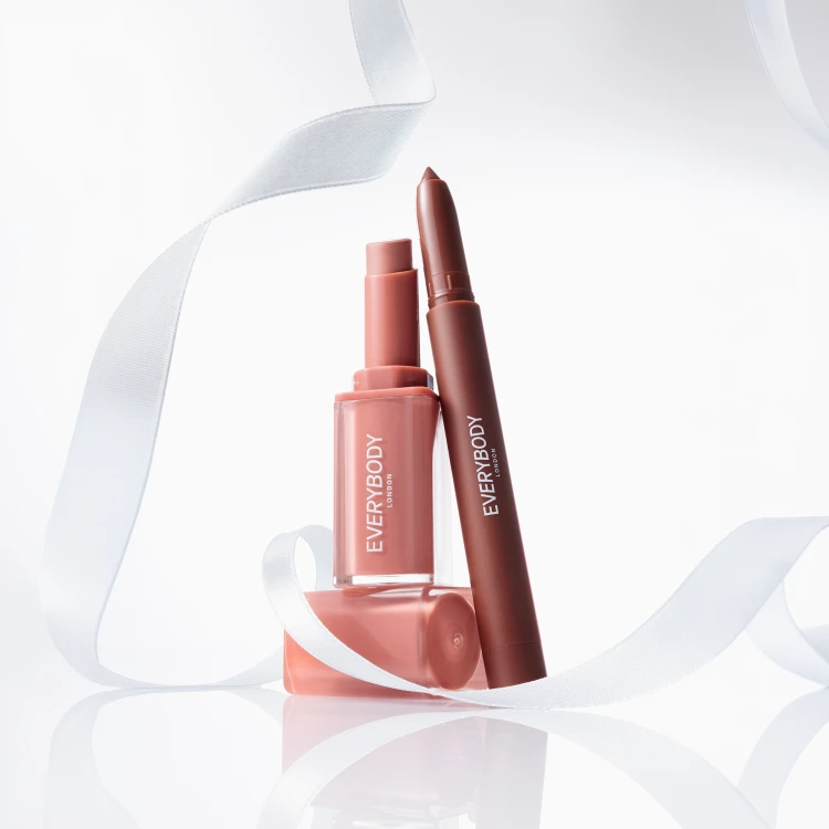 pomadka Pink Beige i Lip Crayon Pink Taupe w zestawie Everybody London
