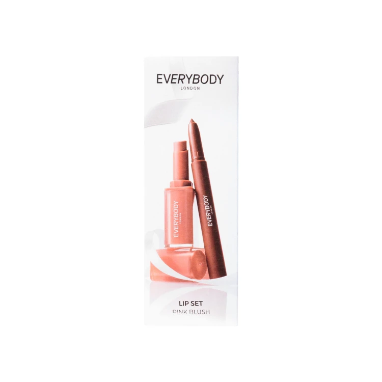 Zestaw prezentowy Lip Set - Pink Blush Everybody London