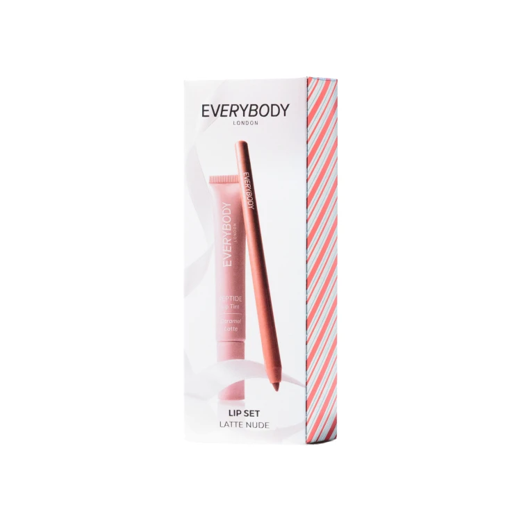 zestaw świąteczny Everybody London Lip Set Latte Nude