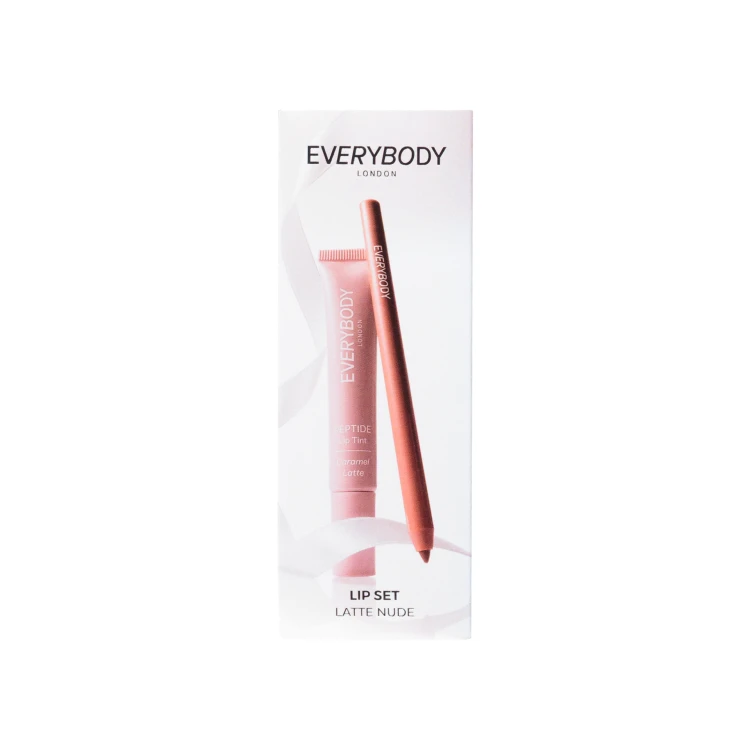 zestaw świąteczny Lip Set Latte Nude Everybody London