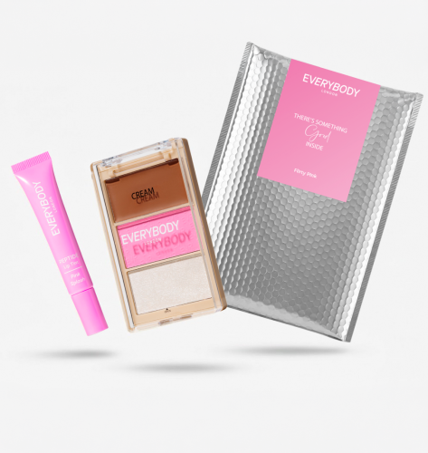 Everybody London zestaw Filtry Pink paletka Blush Me Baby i Lip Tint Pink Splash