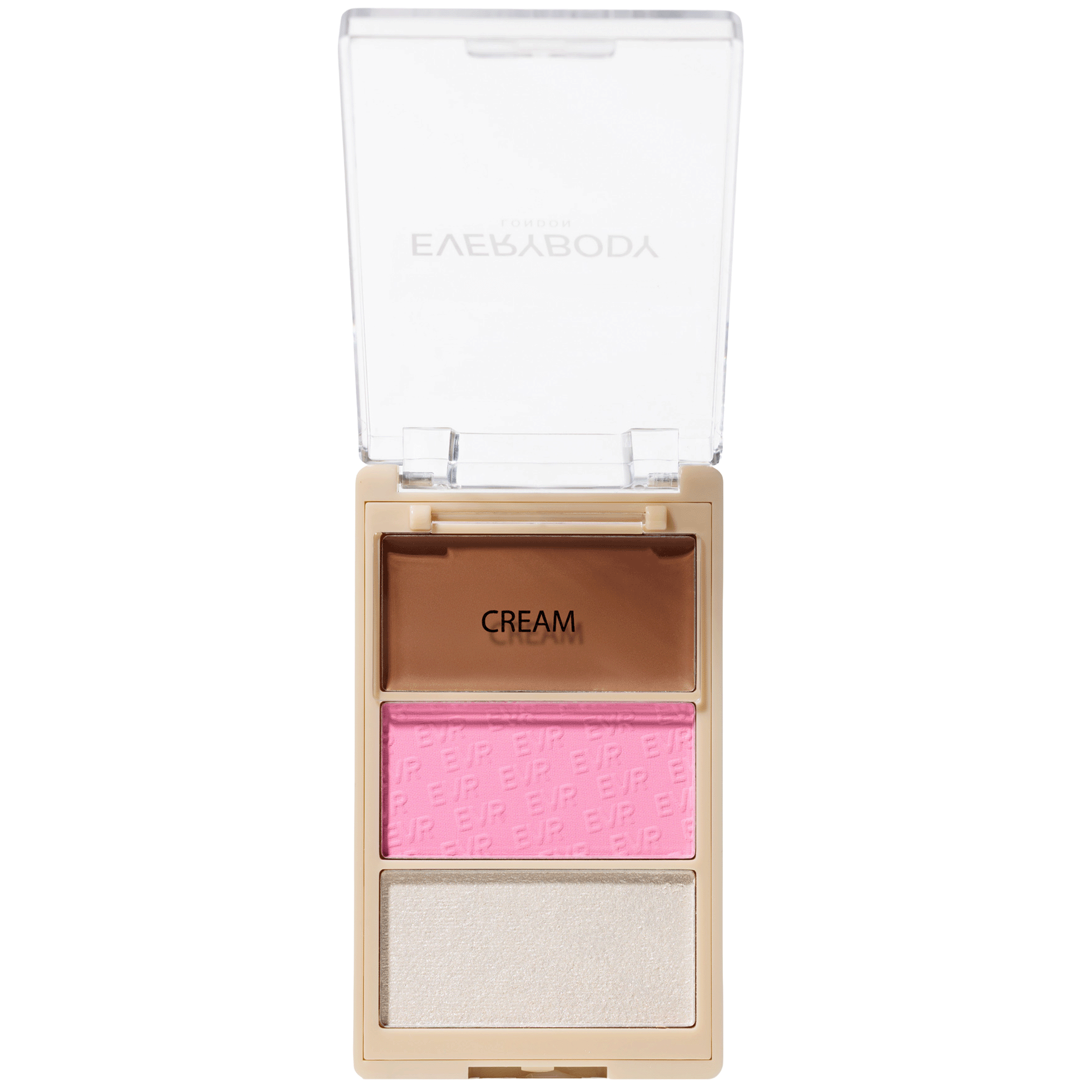 Trio Face Palette Blush Me Baby Everybody London